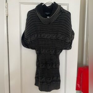 NWOT Nine West Washed Black Cable Sweater Medium